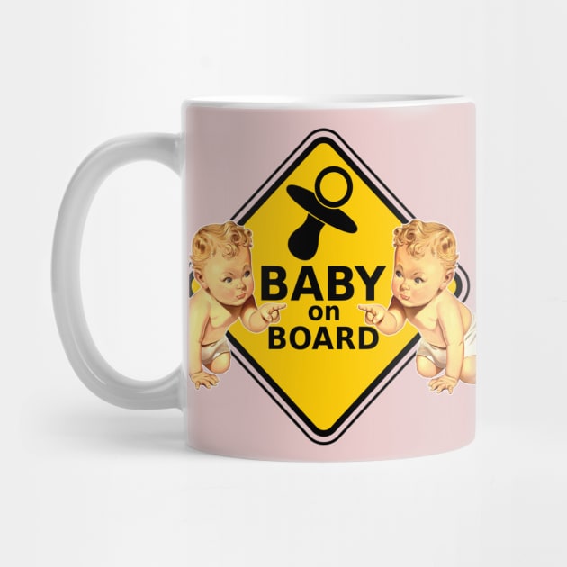 Baby on Board! Take good care of the little child. by Marccelus